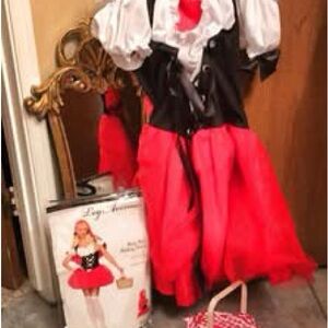Women's Racy Red Riding Hood & Women’s Saloon Girl Halloween Costumes